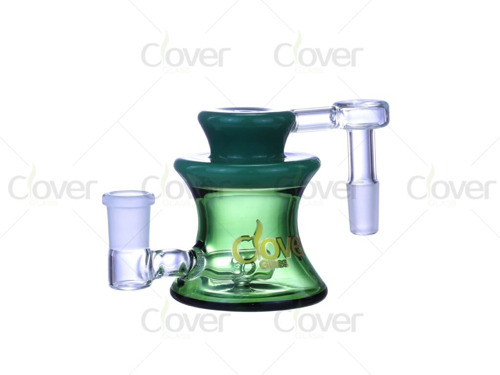 Elegant Glass Ash Catcher with Stylish Hourglass Design – 3.14 inch | 90° & 45° Angles