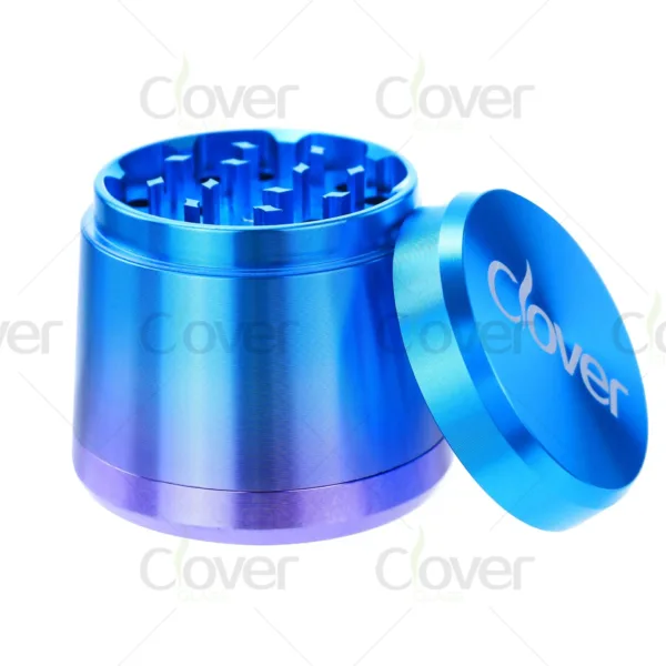 Wholesale aluminum herb grinders, 4-piece design, sharp teeth, bulk grinders for distributors and smoke shops.