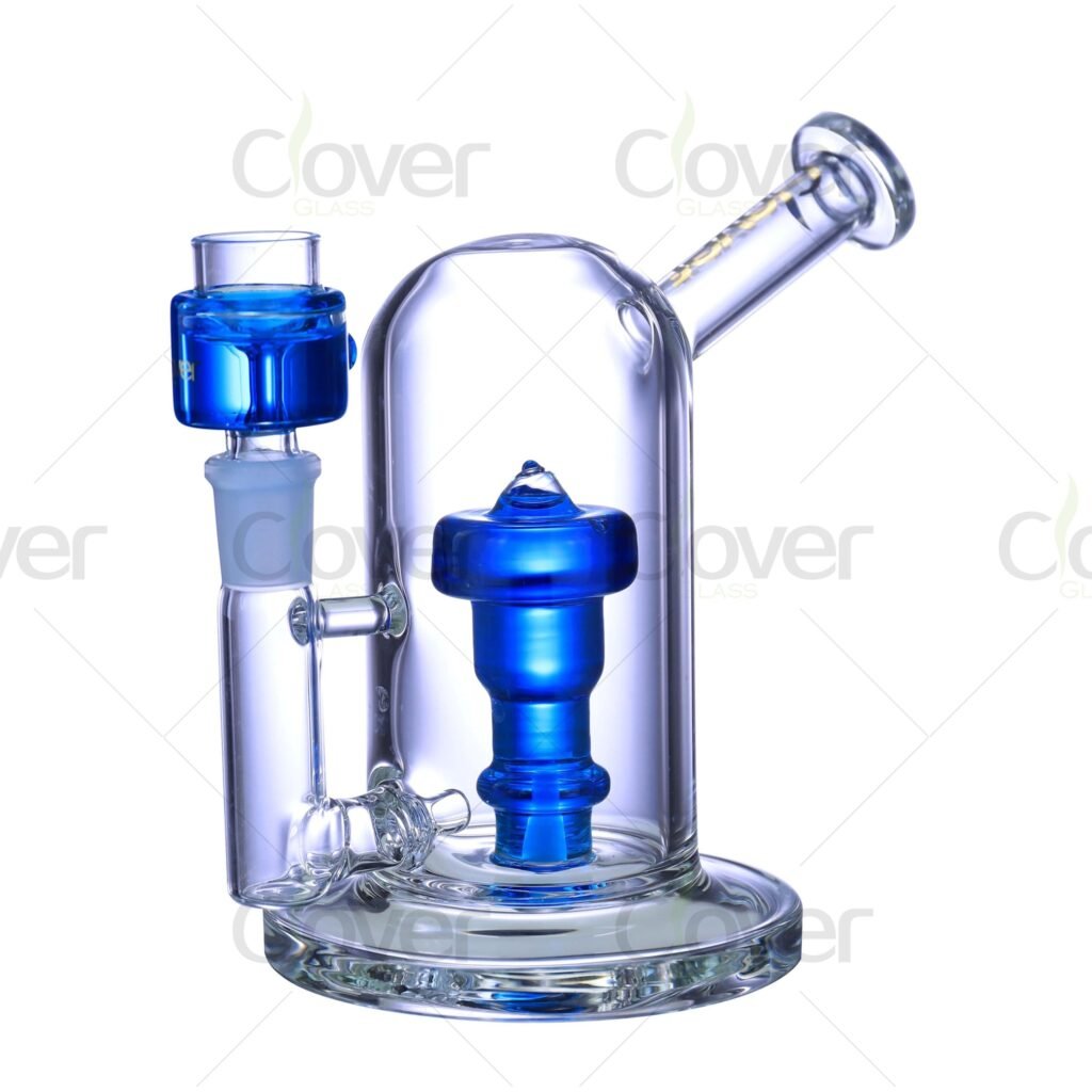 6.1-Inch Glycerin-Infused Dab Rig with Dome Perc | 14mm Female Joint & 5mm Thick Glass