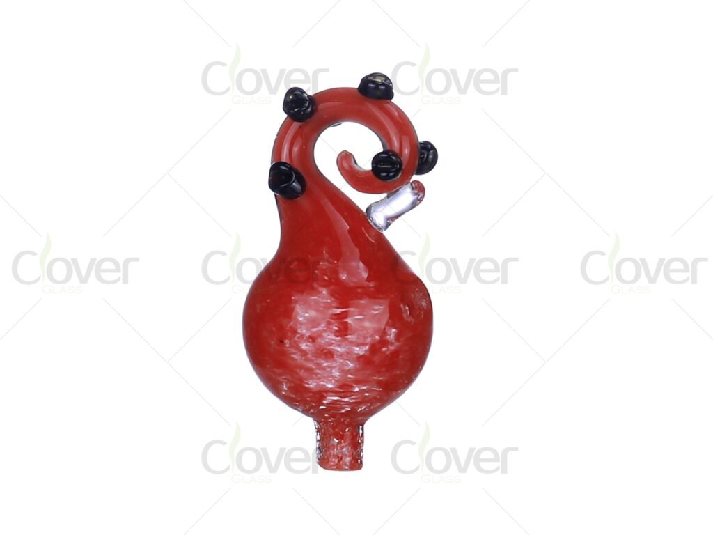 Spiral Seahorse Carb Caps - Vibrant and Unique Dabbing Accessories (12PCS Display)