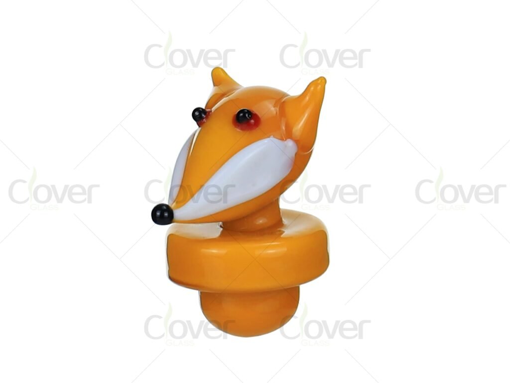 Whimsical Fox-Shaped Carb Caps – 12-Piece Wholesale Set