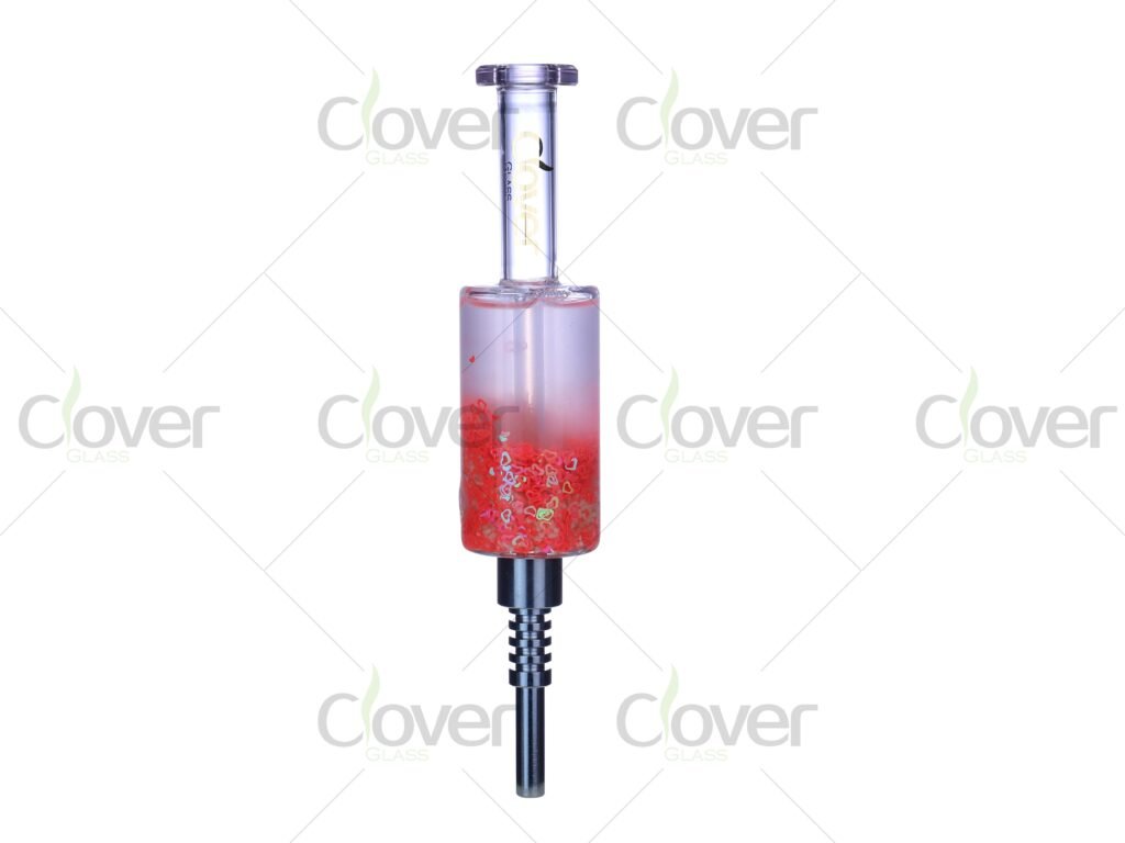8.0 Inch Nectar Collector Kit – Colorful Oil Chamber with Stainless Tip, Cup, and Box