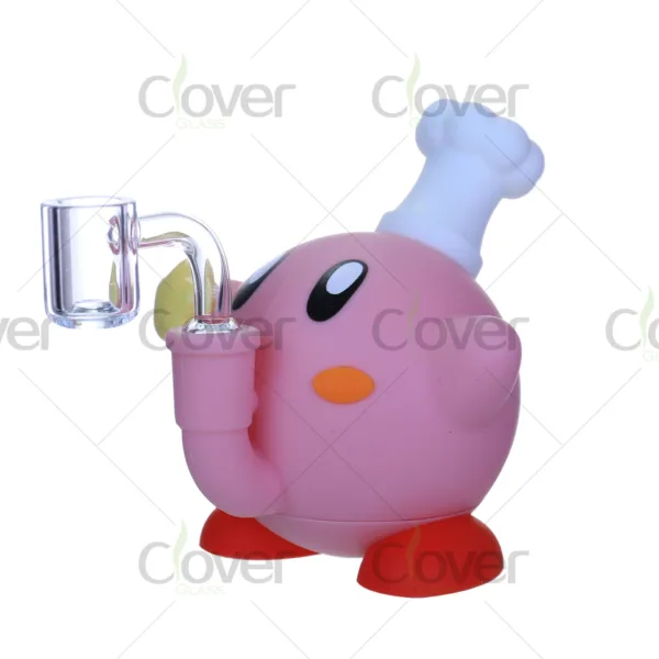 Chef-Themed FDA Silicone Dab Rig – Fun & Durable Design with Quartz Banger