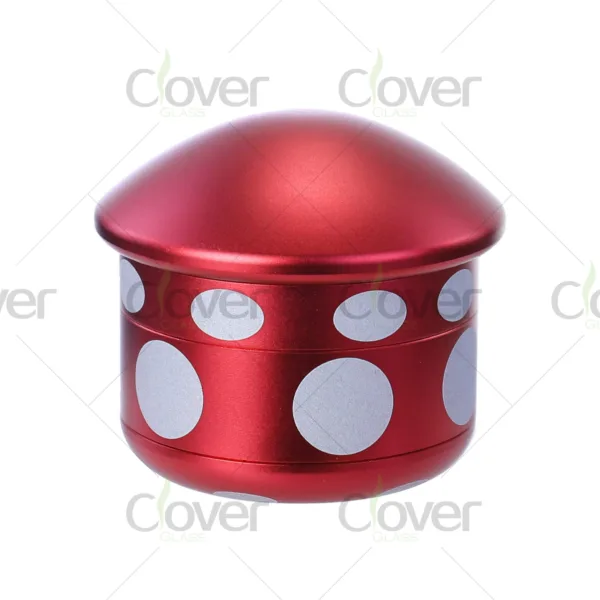 Wholesale aluminum herb grinders, 4-piece design, sharp teeth, bulk grinders for distributors and smoke shops.