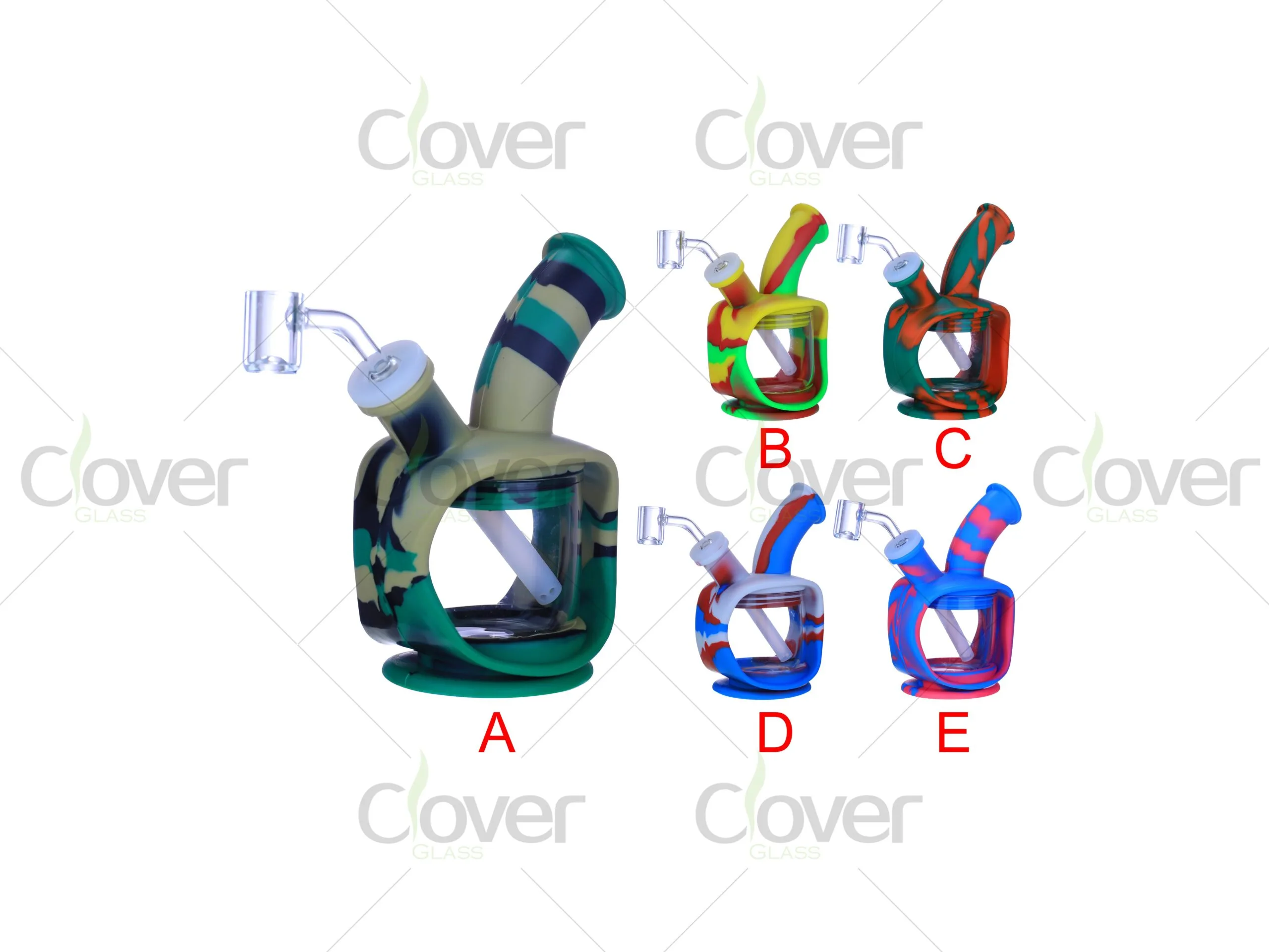 Wholesale mini silicone bubbler – compact water pipe for on-the-go use