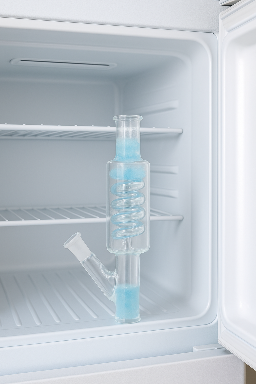 clear glycerin coil bong