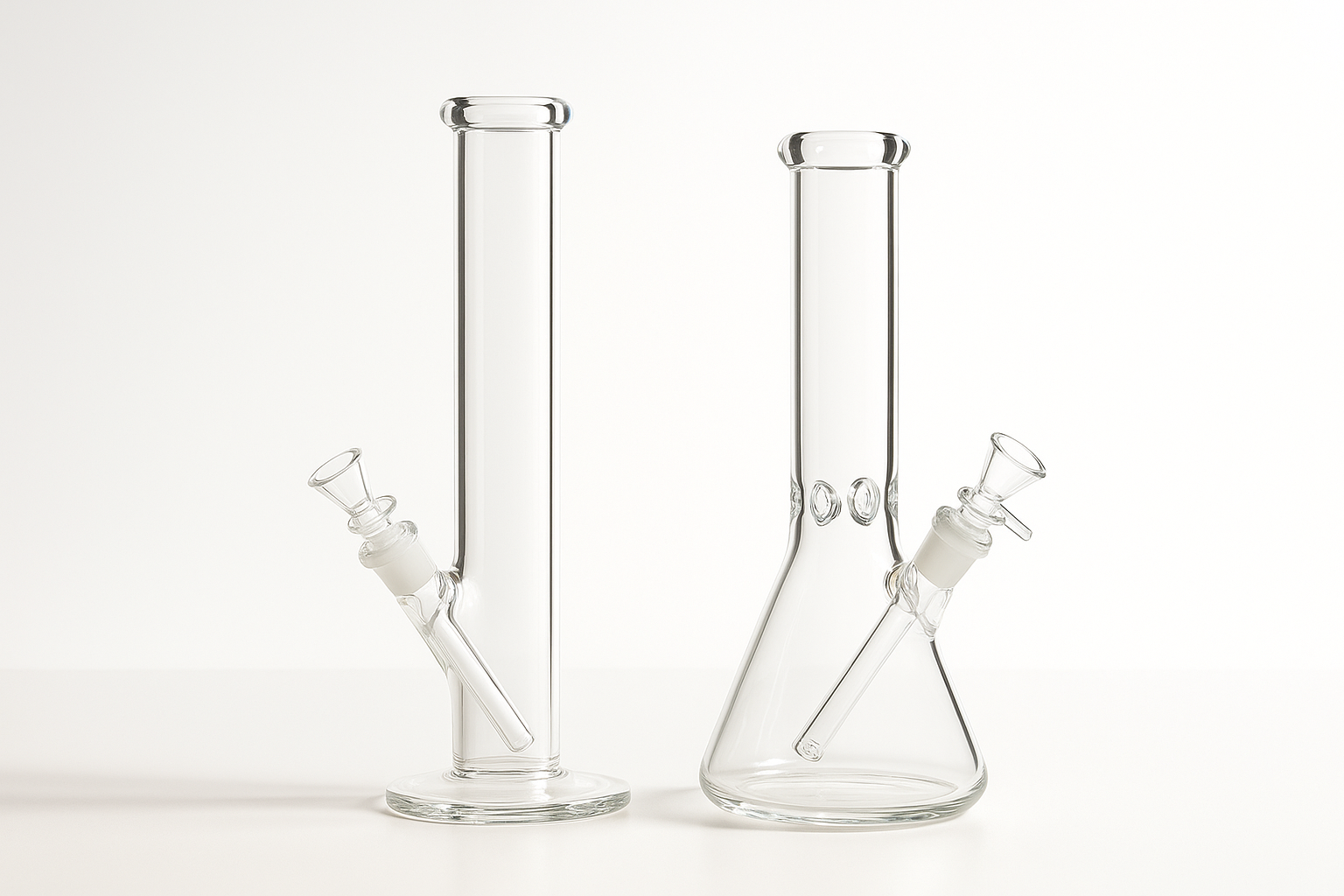 straight vs beaker bongs