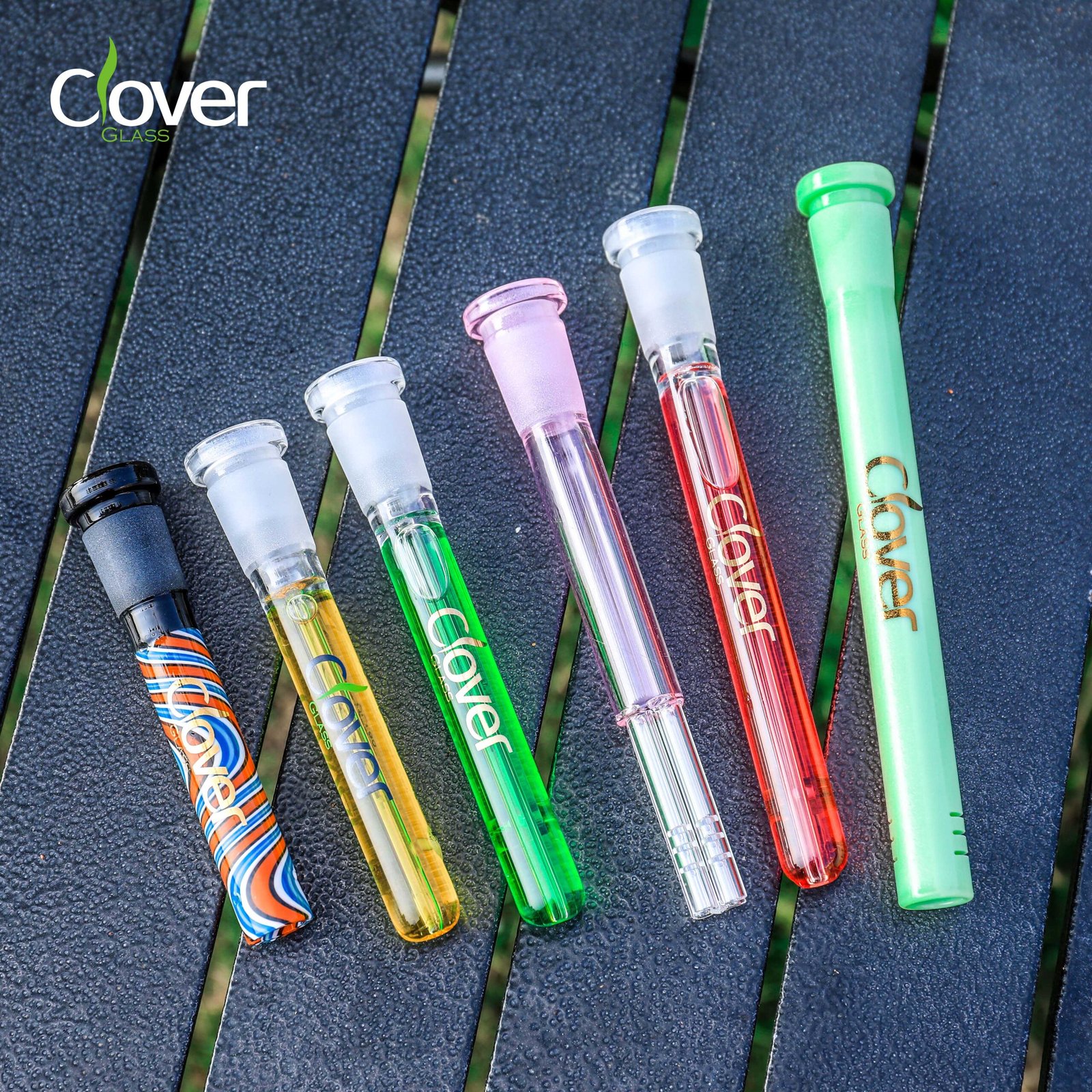 colorful downstem banner