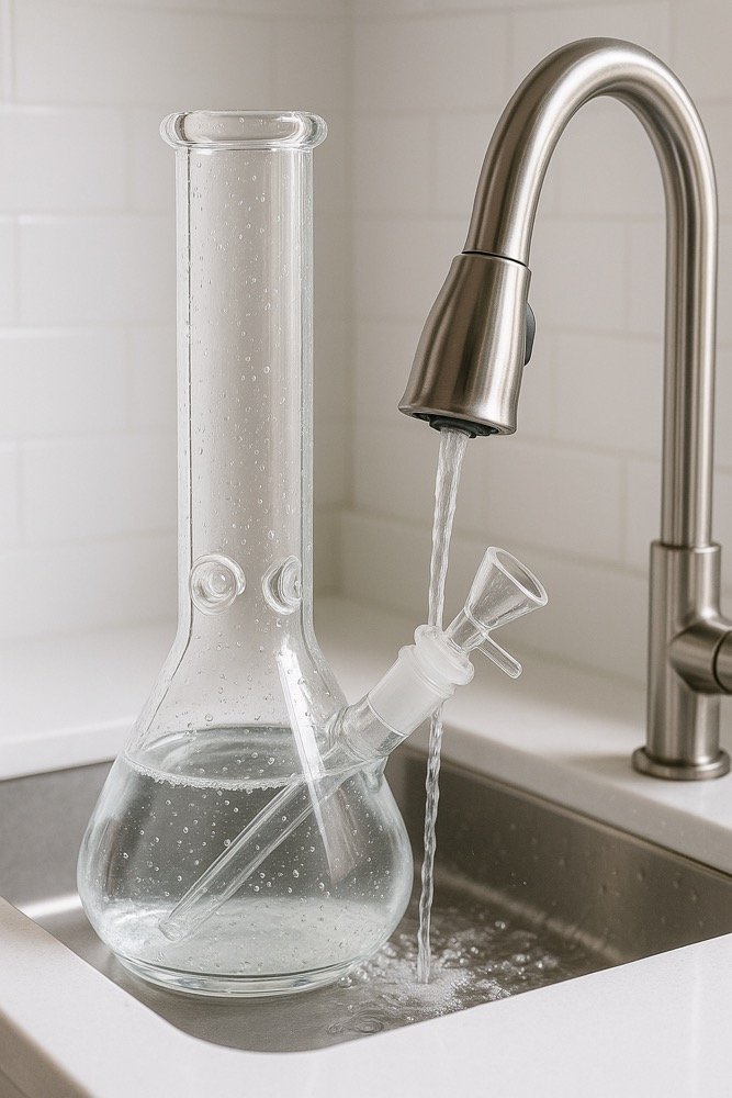 clean glass bong