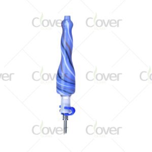 14mm clear glass bowl for bong with handle — durable borosilicate smoking accessory for water pipes, wholesale by CloverGlass