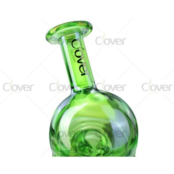 8.86″ Colored Recycler Dab Rig with Matrix Percolator | 4 Color Options by Clover Glass
