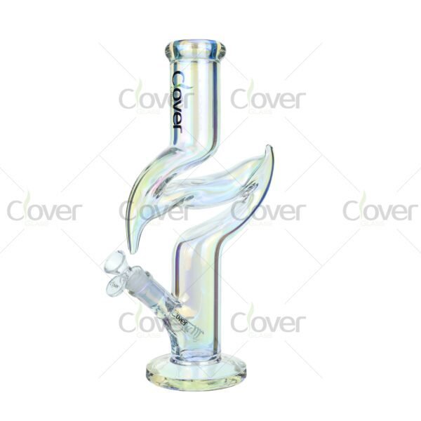 S-shape Zong bongs in assorted colors – 14mm artistic glass water pipes for dry herb, wholesale ready