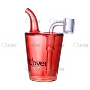 5.9″ Sphere Style Mini Glass Water Pipe – Colorful Sidecar Oil Rig | Clover Glass