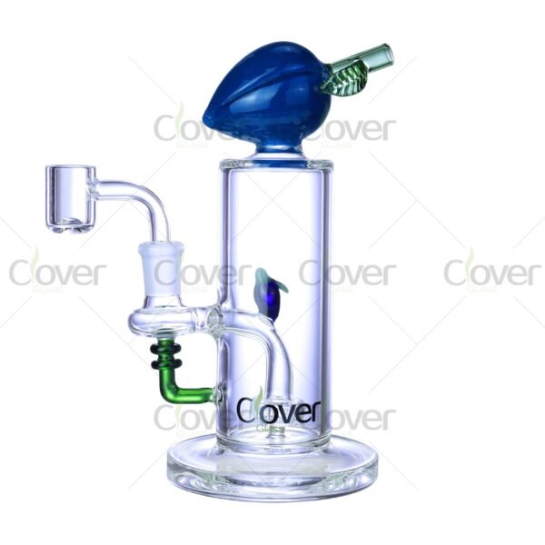 7.87″ Chili Pepper Dab Rig – Novelty Glass Water Pipe with Colored Perc | Clover Glass