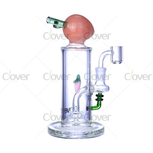 7.87″ Chili Pepper Dab Rig – Novelty Glass Water Pipe with Colored Perc | Clover Glass