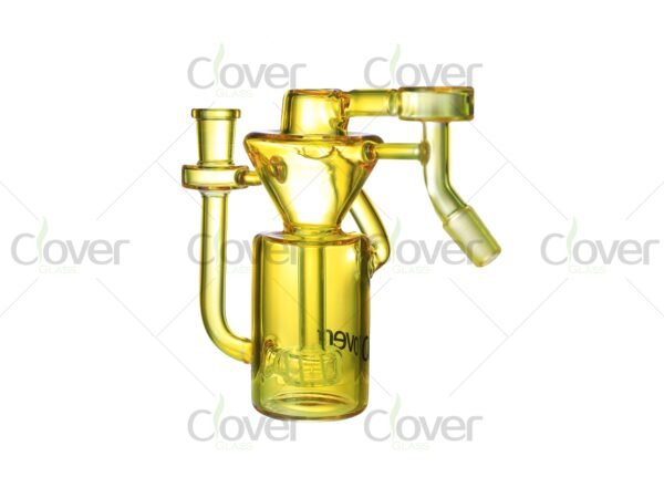 Colorful mini recycler glass ash catchers with matching gift boxes — 4 color options: blue, green, golden, red by CloverGlass