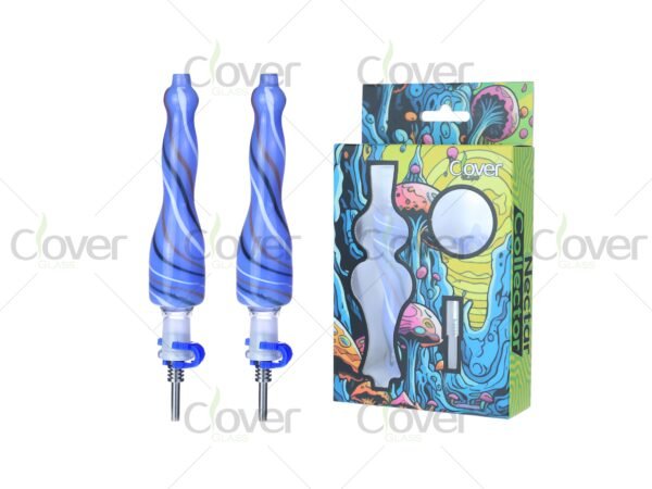 14mm clear glass bowl for bong with handle — durable borosilicate smoking accessory for water pipes, wholesale by CloverGlass