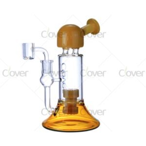 8.26 Inch Recycler Dab Rig with Colored Cap | 5mm Borosilicate Glass