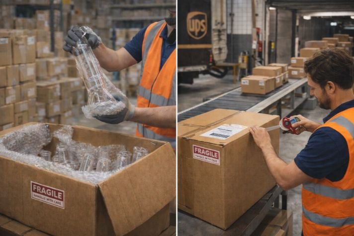 U.S. warehouse wholesale bong packaging and fast shipping operation