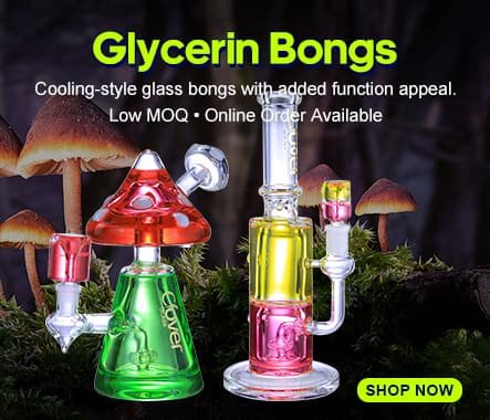 different glycerin coil bong styles colorful chambers display