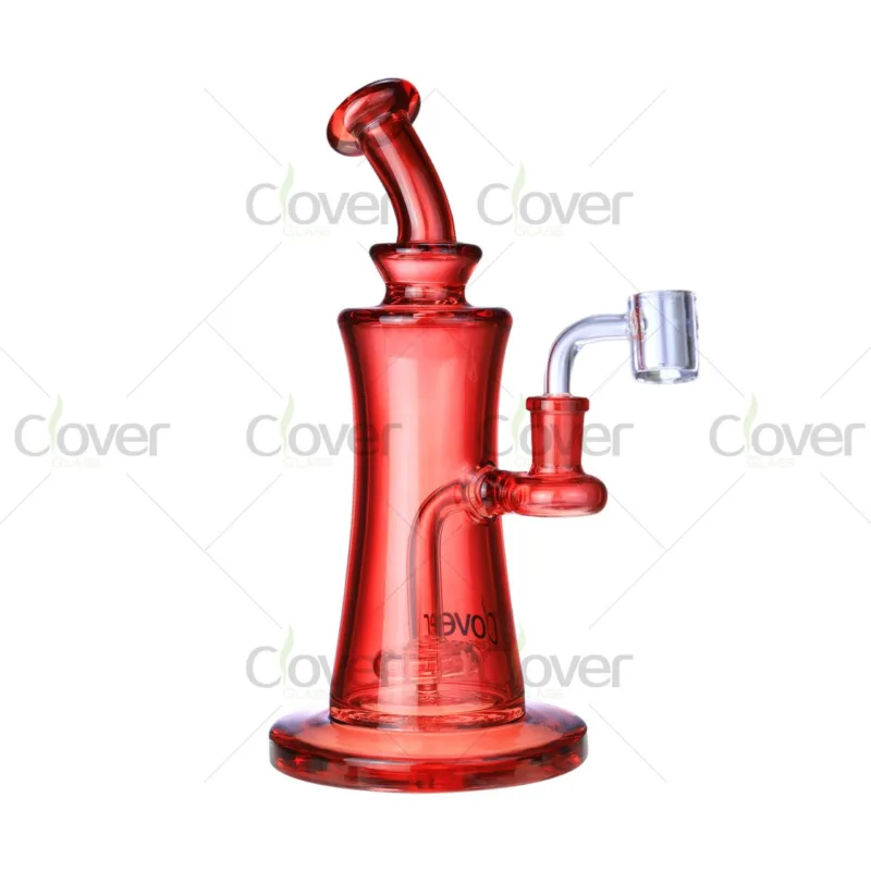 Red Dab Rig Clover Glass 9.05