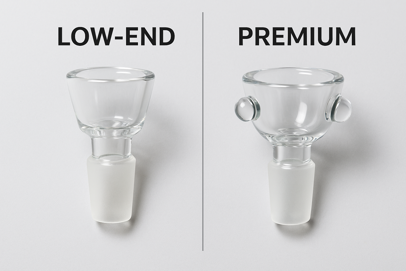 Glass Bowl Comparison – Low-End vs. Premium