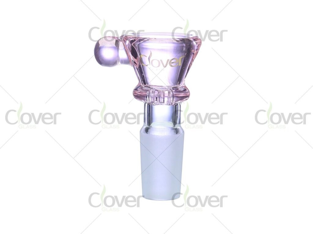 Classic Cone Glass Bowl with Side Handle | Colored Cup | 14mm | Display Box