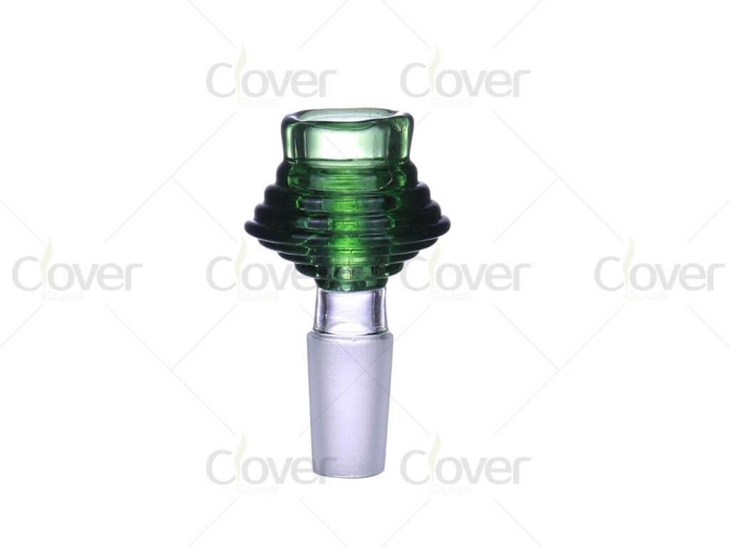 Clover Glass 14mm / 18mm Stacked Ring Glass Bowl – 6PCS Display