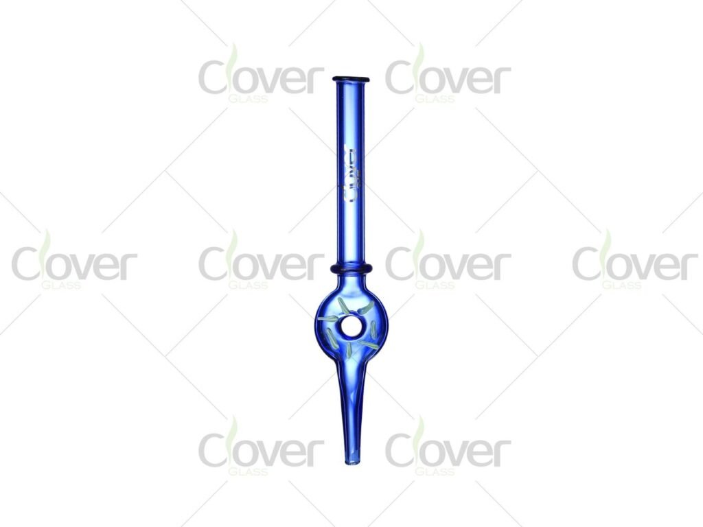 Color Accented Glass Nectar Collector with Inline Airflow Chamber, Retail Boxed