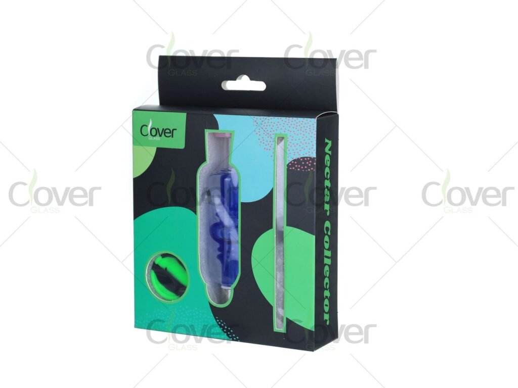 8.0 Inch Glass Oiling Suit with Color-Core Body and Stainless Tip Set