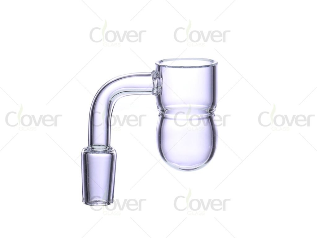 25mm Double Chamber Quartz Banger | 10mm 14mm 18mm Male Thick Bottom Quartz Banger Wholesale