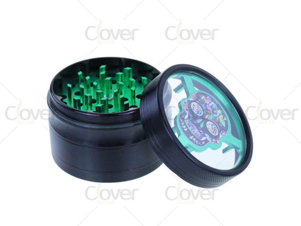 63mm 4-Layer Aluminum Grinder with Ninja Blade Design – Wholesale Display Grinder
