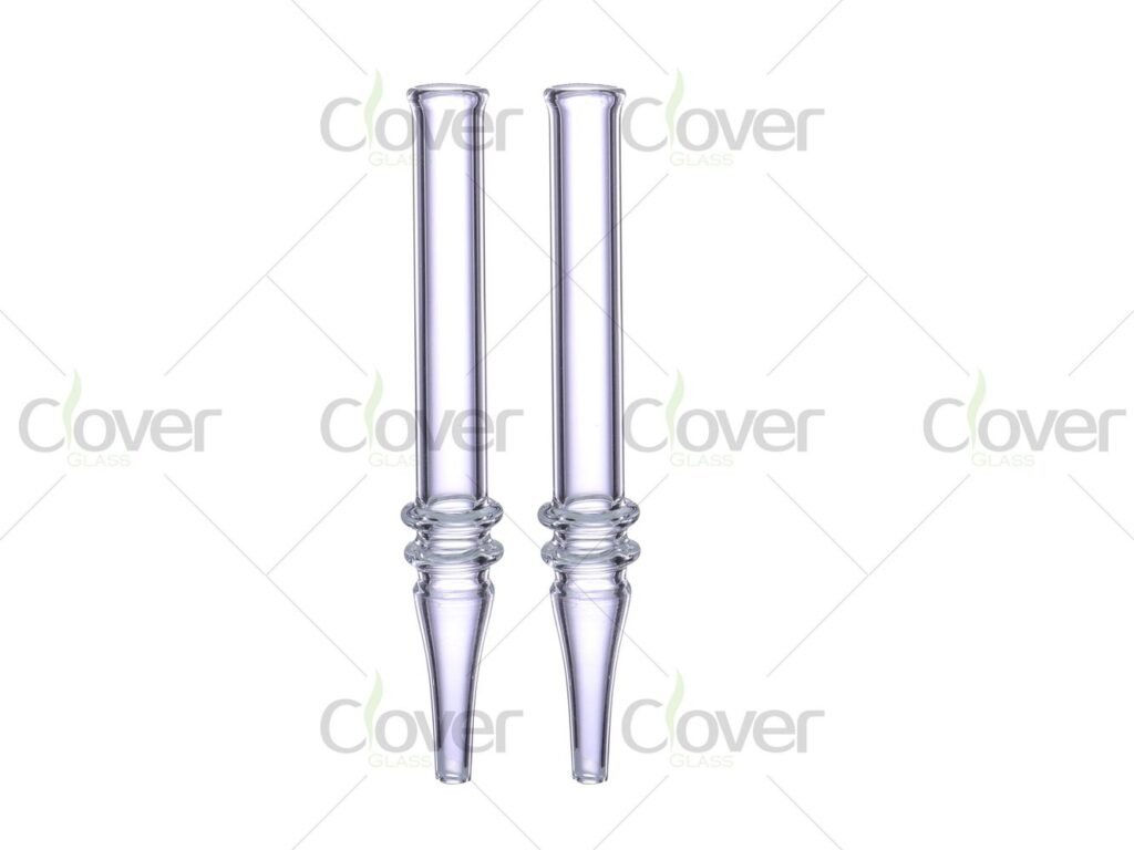 120mm Clear Glass Chillum Pipe – Straight Design (40pcs Jar Pack)