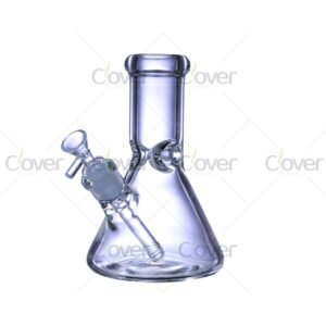 8" Ultra Thick Beaker Base Glass Water Pipe | 9mm Heavy Glass | 14mm Female | Clover Glass