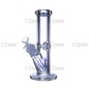 10" Extra Thick Glass Water Pipe | 9mm Borosilicate | Heavy Duty | Clover Glass