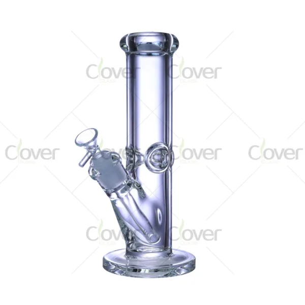 10" Extra Thick Glass Water Pipe | 9mm Borosilicate | Heavy Duty | Clover Glass