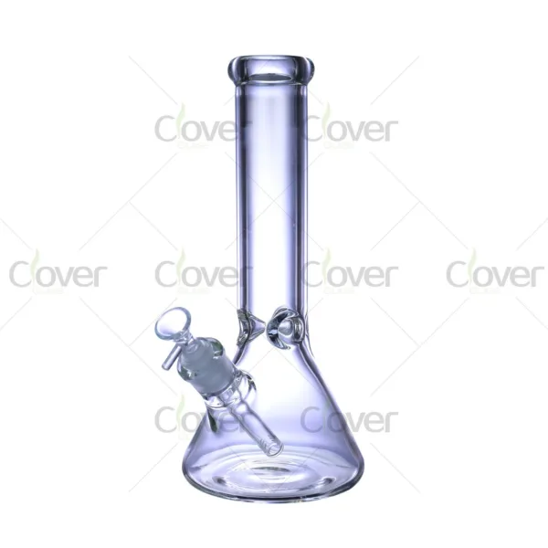 12" Beaker Base Water Pipe | 7mm Thick Glass | Clover Glass