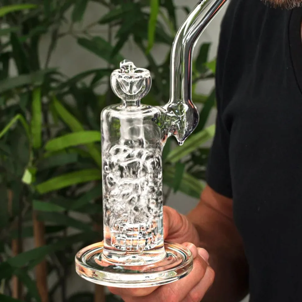 percolator bong smooth smoke filtration demonstration