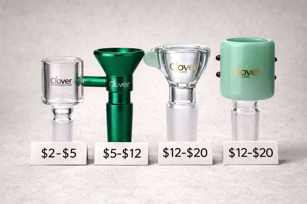 glass bong bowl price range comparison display