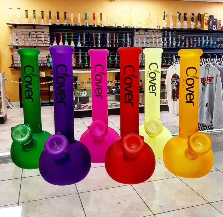 daily use medium size glass bong clean studio setup