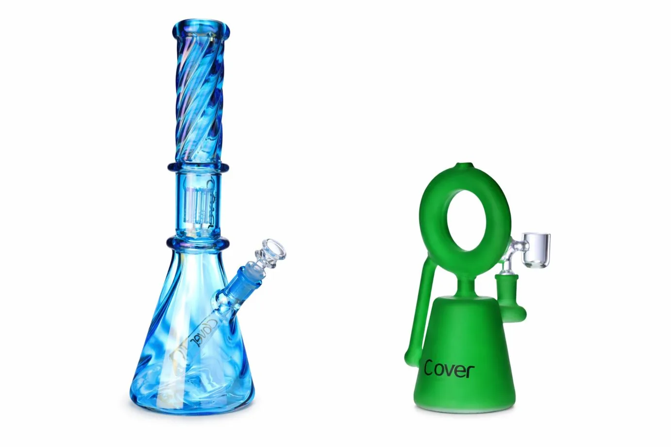 glass bong size comparison small medium large lineup
