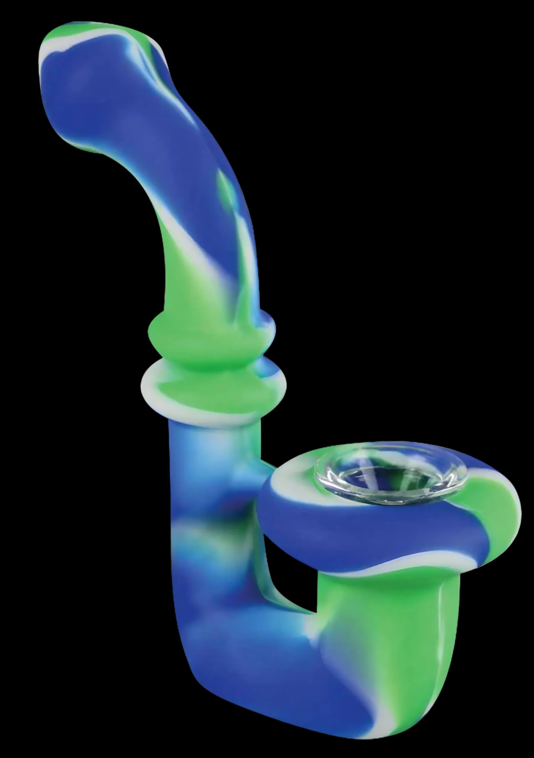 Wholesale silicone sherlock pipe – classic curved design in unbreakable silicone