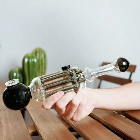 Steamroller pipe design – open-end, powerful hits