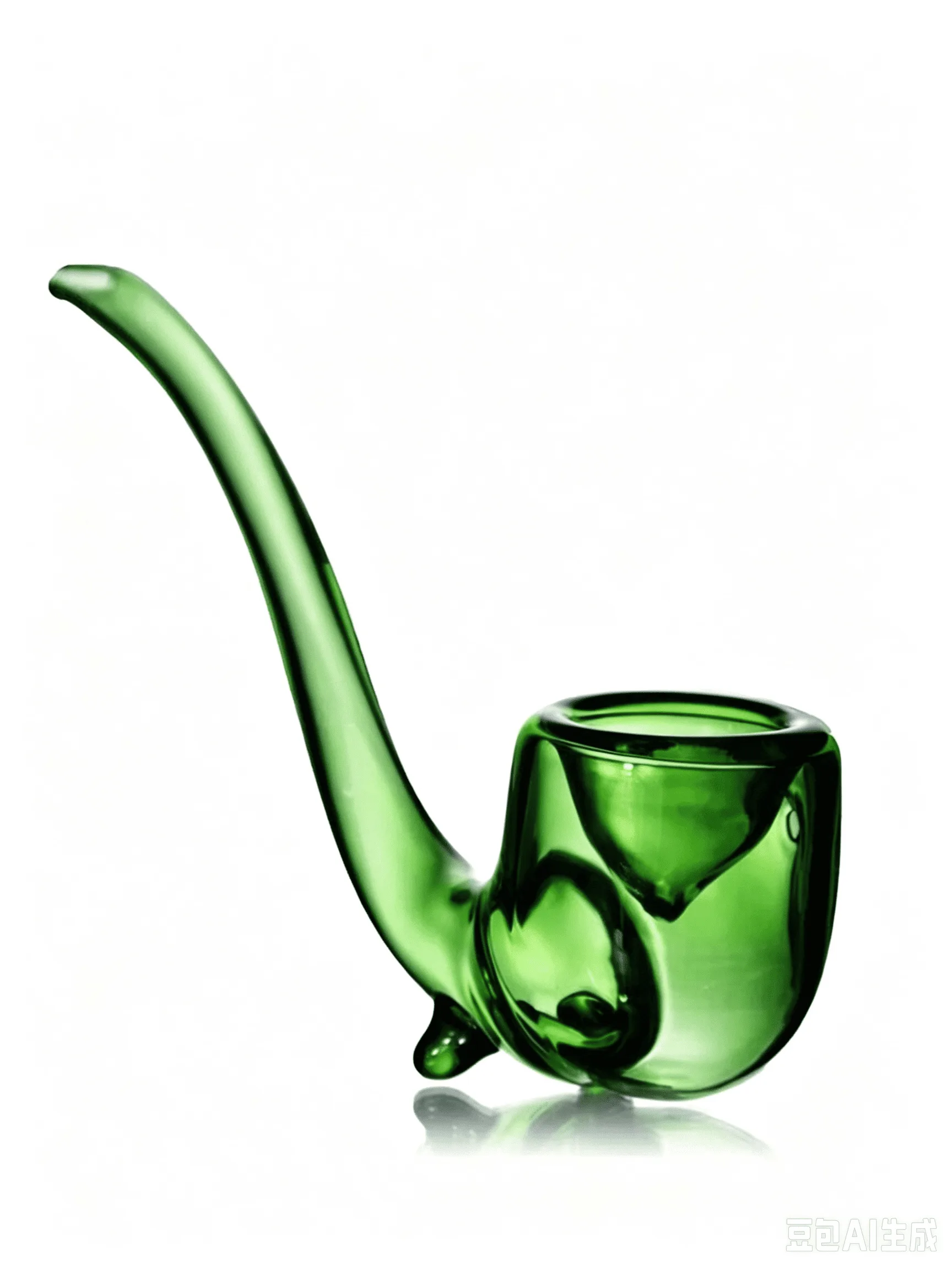 Wholesale translucent green sherlock tobacco pipe