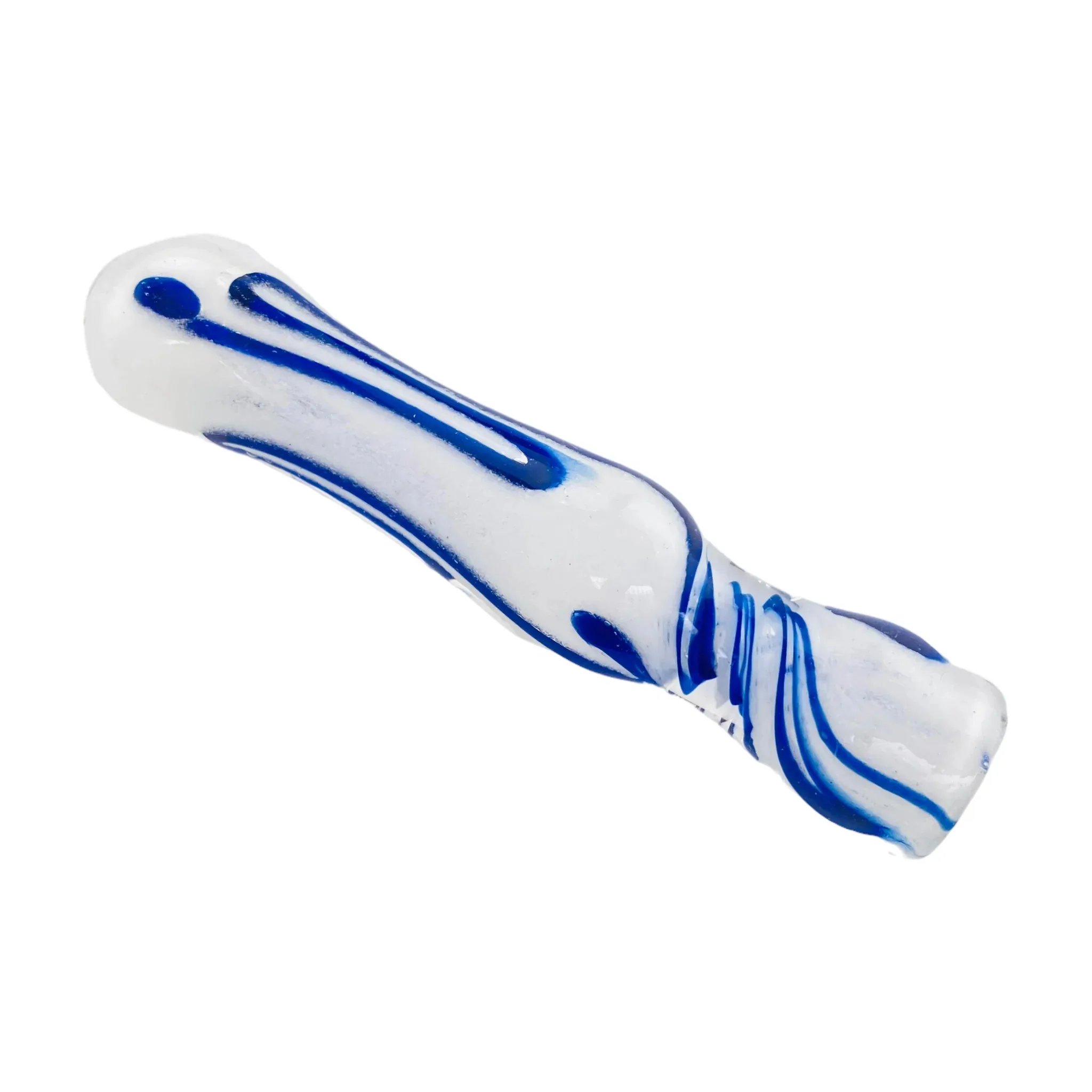 Amber glass chillum wholesale