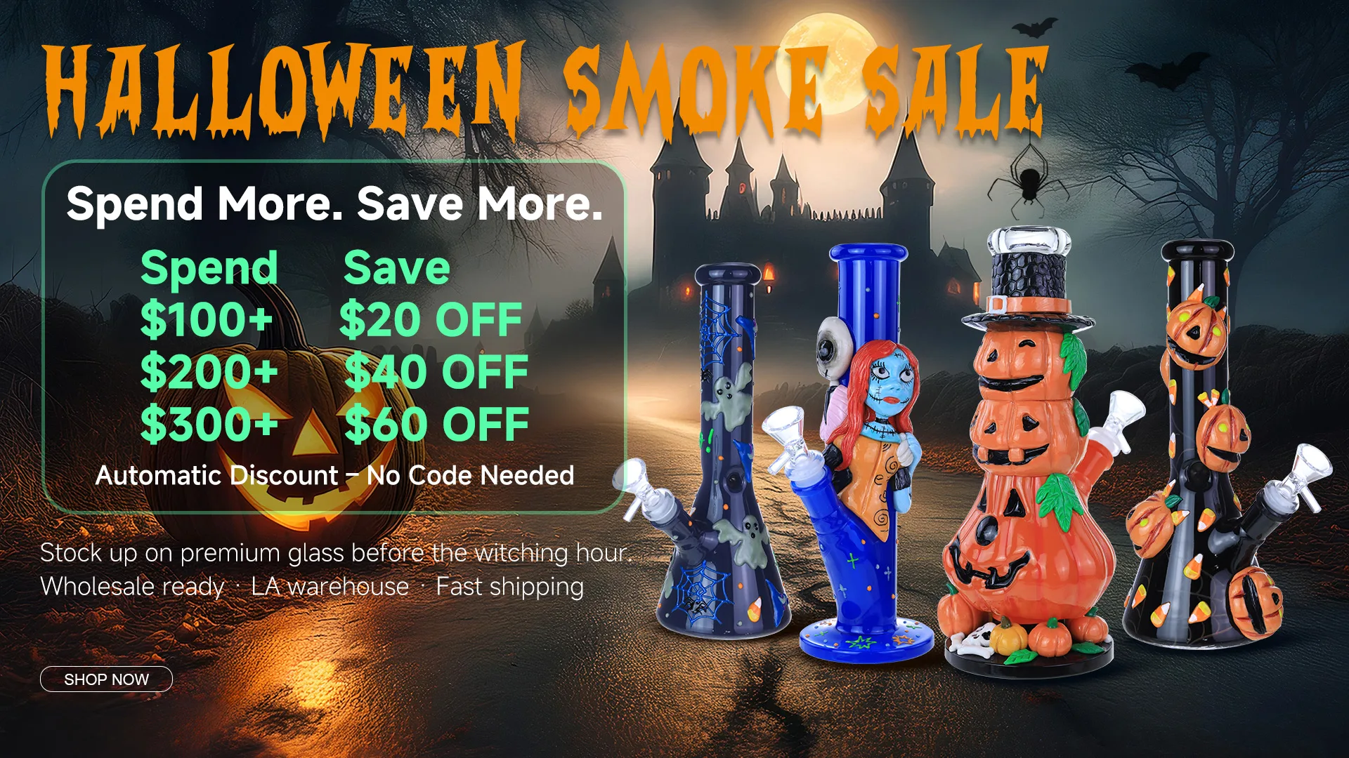 Halloween Sale - Up to $60 OFF