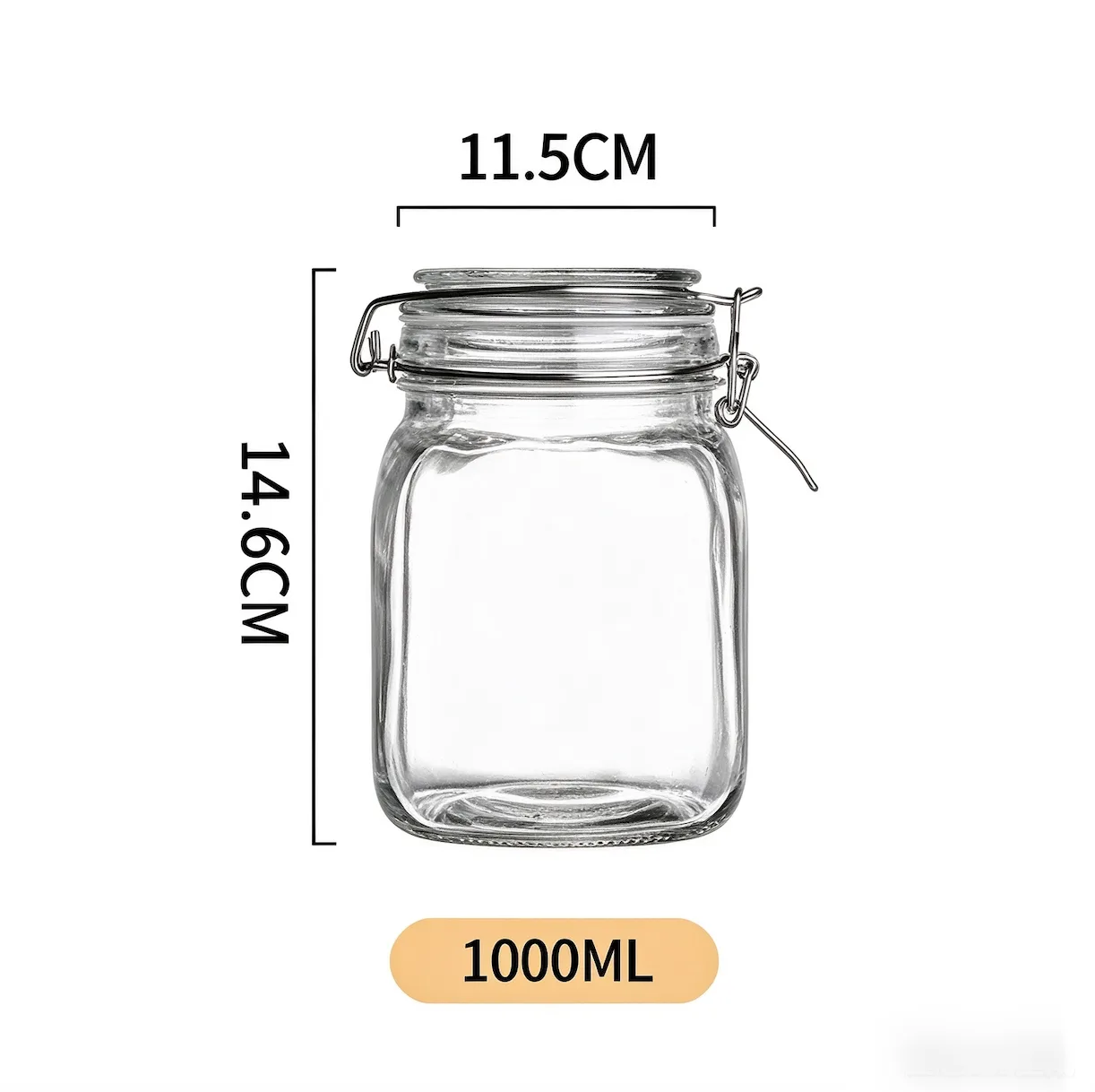 Wholesale large bulk glass jars